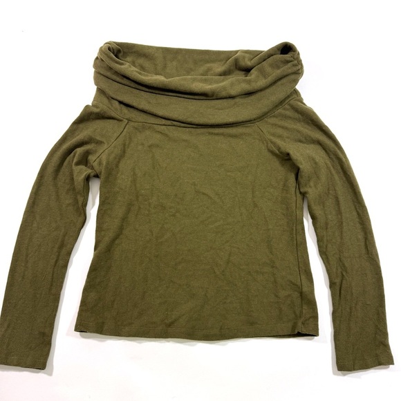 Reformation Azure Knit Top Off Shoulder Long Sleeve - Picture 3 of 8